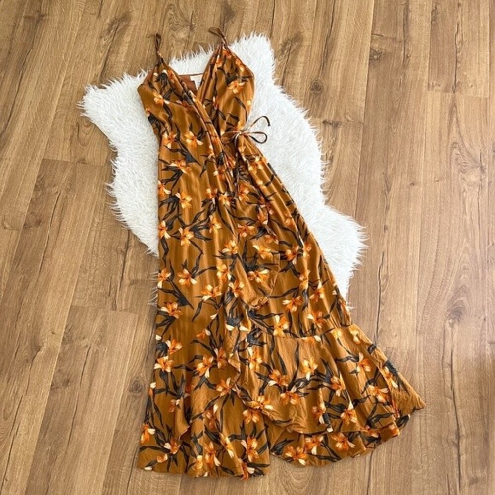 L*Space Wendy Wrap Dress in Love Song Floral Pattern | Size M - Picture 2 of 9